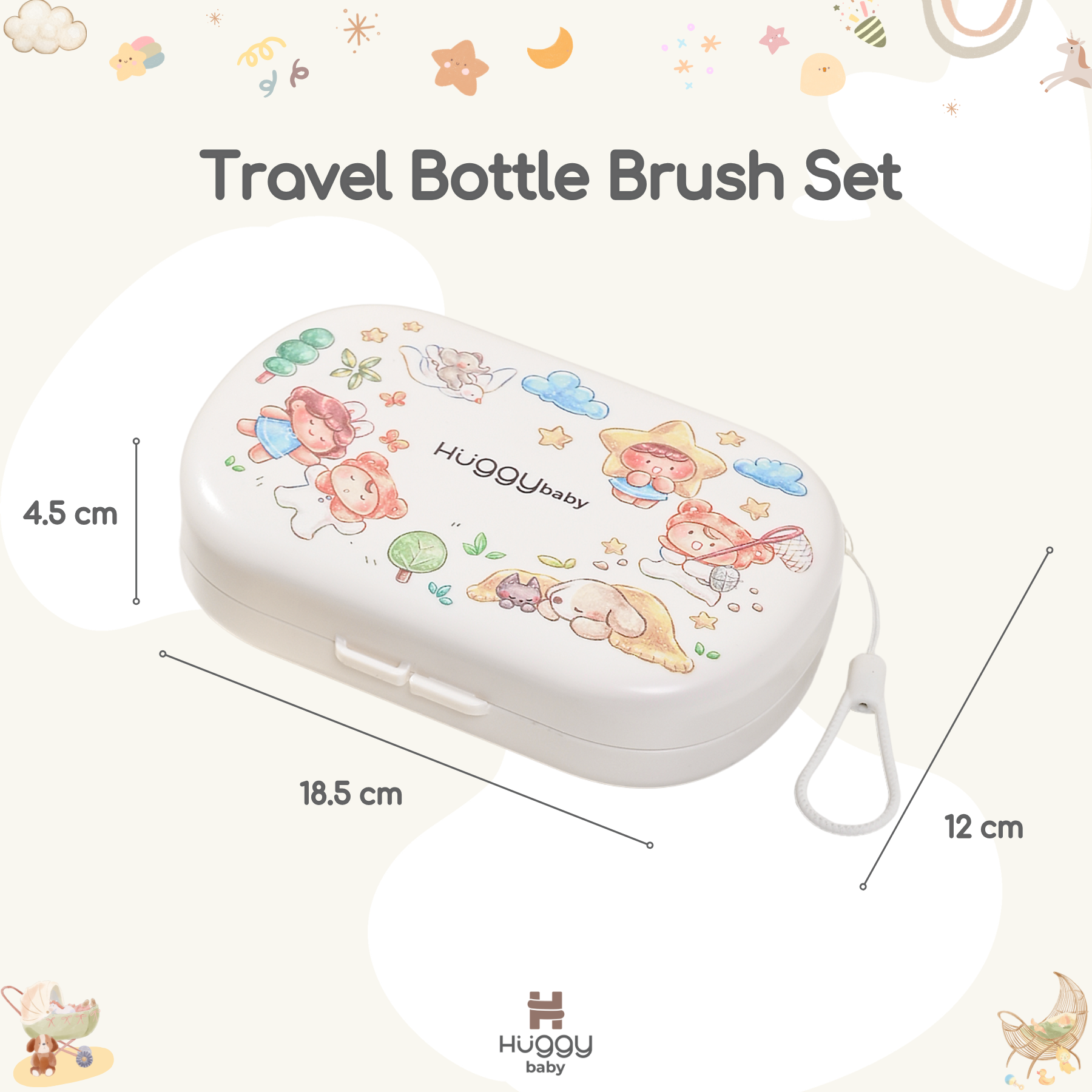 Huggy Baby MS006 Multipurpose Container 1700ml | Kotak Susu Wadah Makanan Serbaguna - Image 2