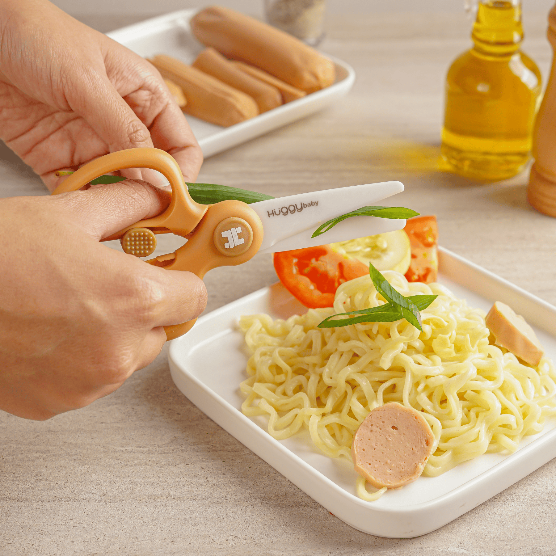 Huggy Baby CC01 Ceramic Baby Food Scissors | Gunting Makanan Anak Keramik - Image 8