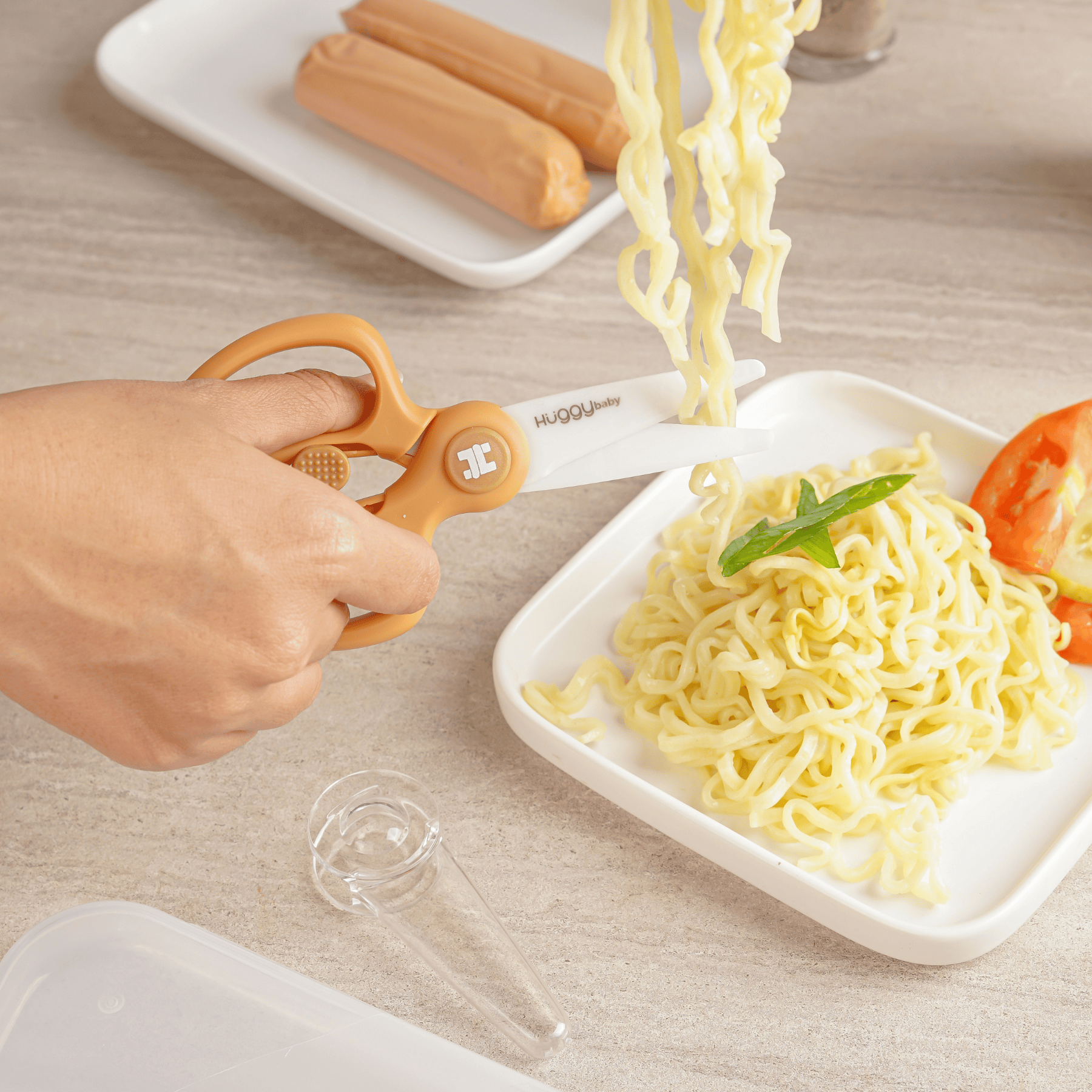 Huggy Baby CC01 Ceramic Baby Food Scissors | Gunting Makanan Anak Keramik - Image 6