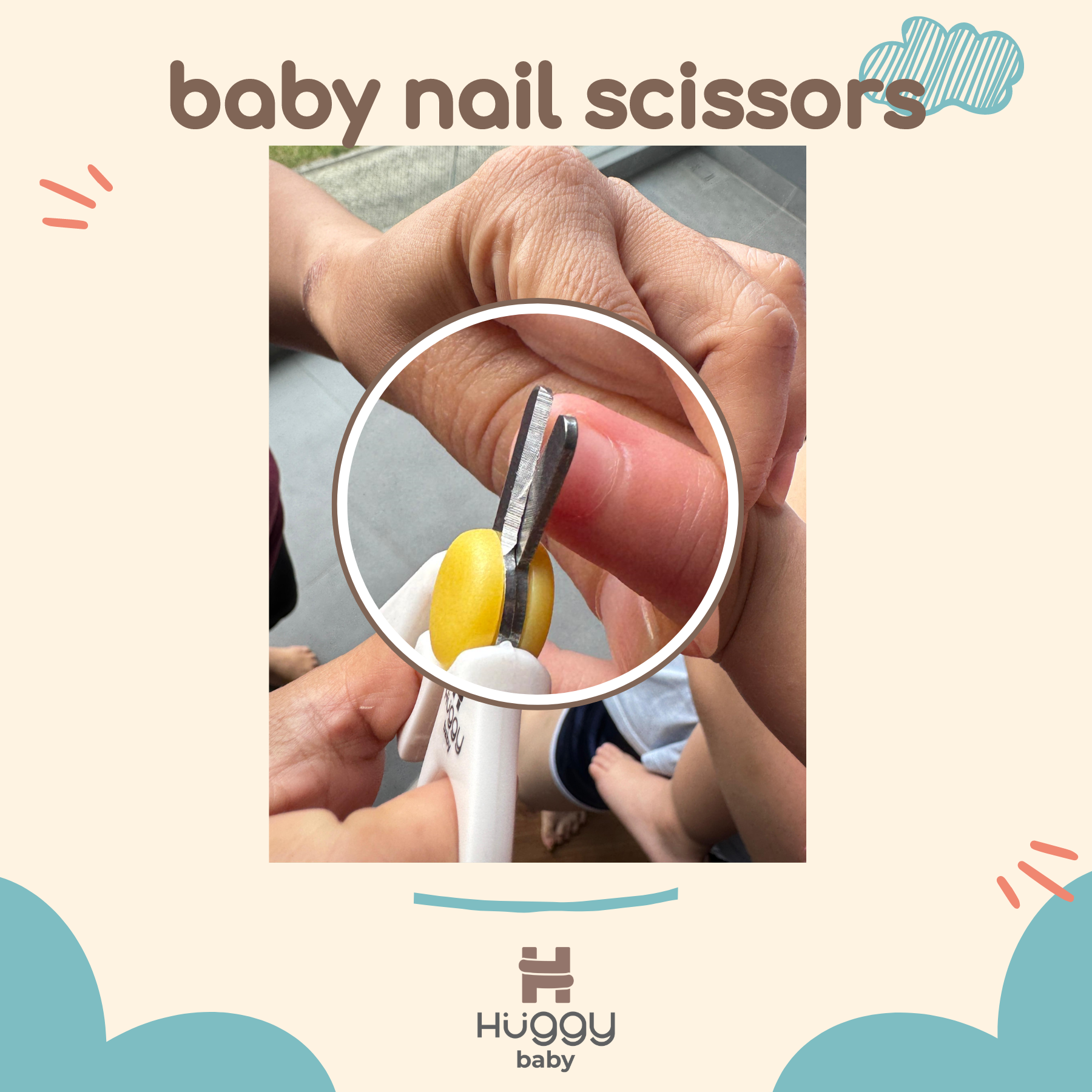 Huggy Baby GK002 Baby Safety Nail Scissors - Image 6