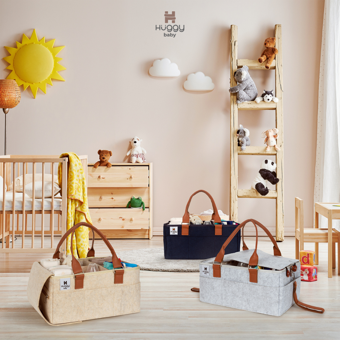 Huggy Baby BAG02 Leather Canvas Caddy Bag - Image 9