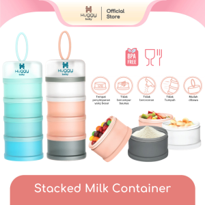 Huggy Baby MS001 Kotak Wadah Dispenser Susu Bubuk & Makanan Tingkat