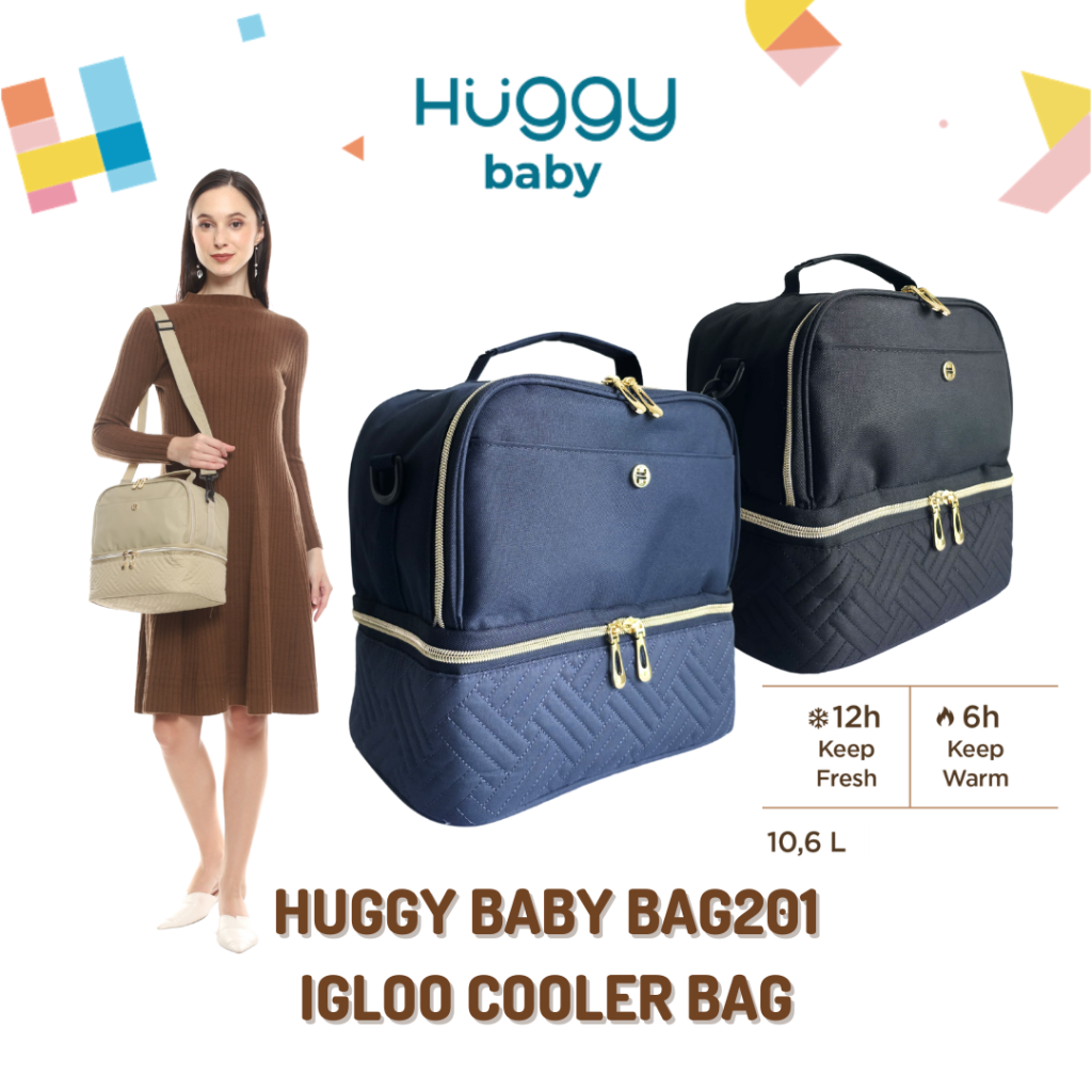 Huggy Baby BAG201 Igloo Cooler Bag | Tas Insulasi Penyimpanan ASI