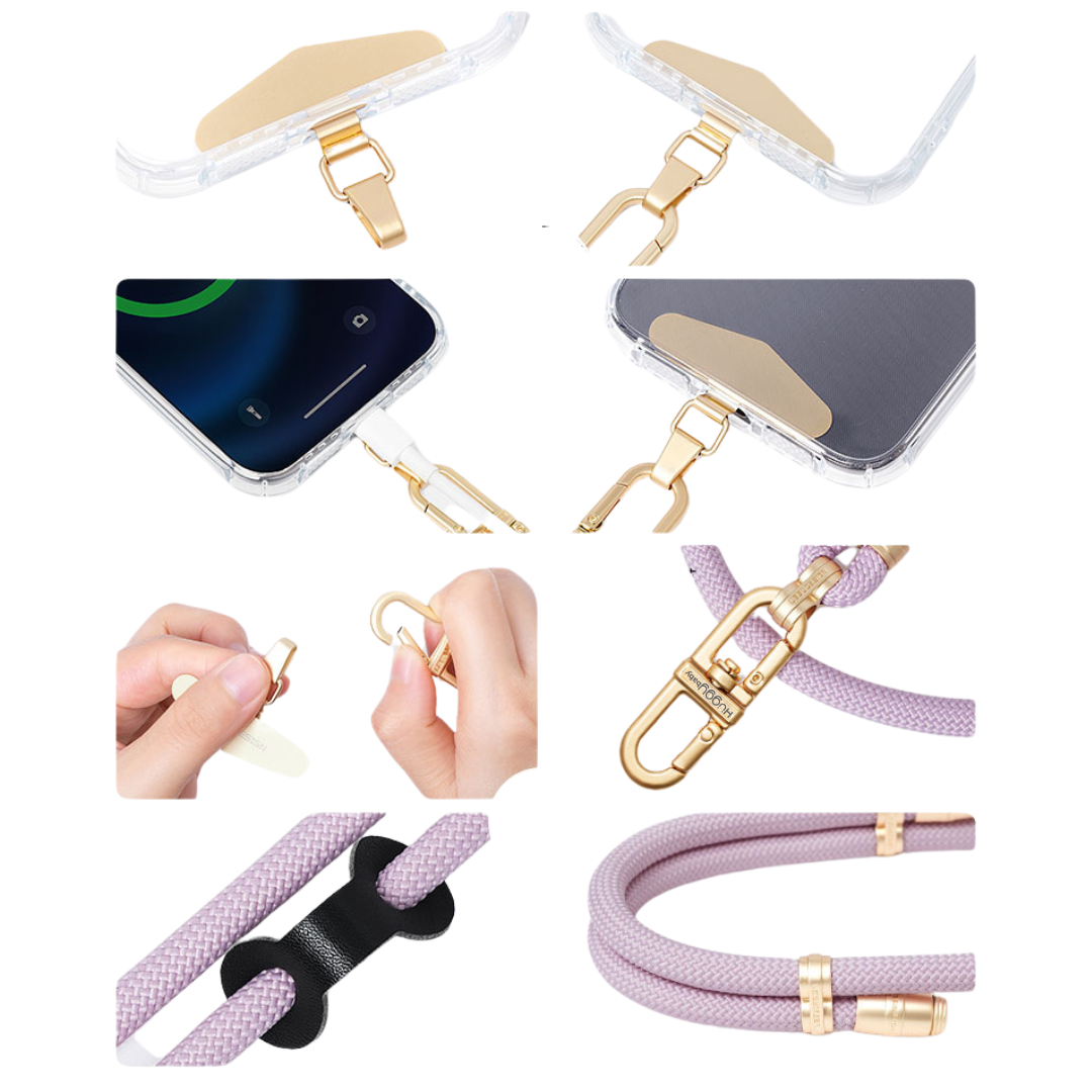 Huggy Baby ACC008 Braided Phone Lanyard | Gantungan HP Stylish Aman - Image 5