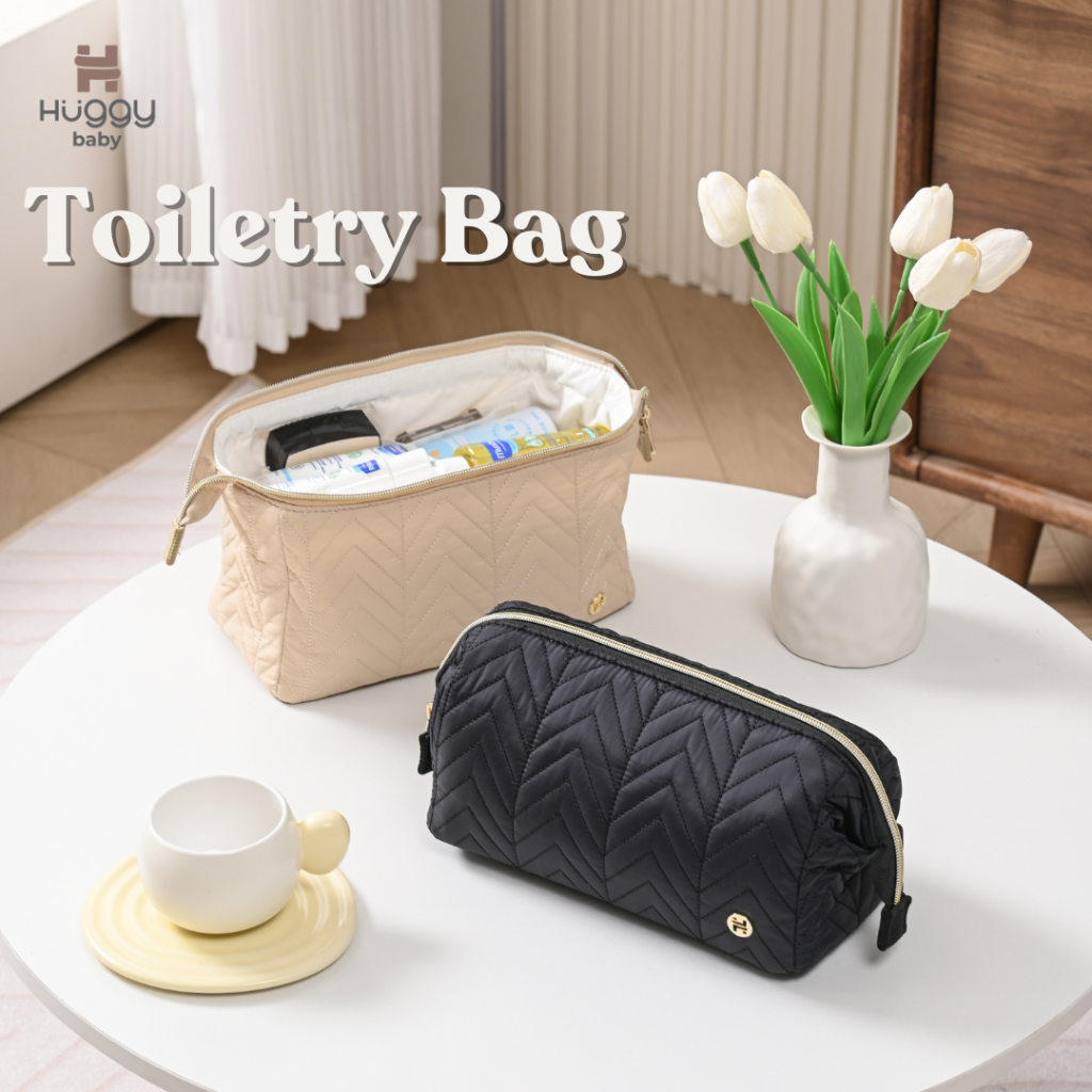 Huggy Baby BAG204 Toiletry Bag | Tas Kosmetik & Perlengkapan Mandi Anak Bayi Dewasa Travel Organizer