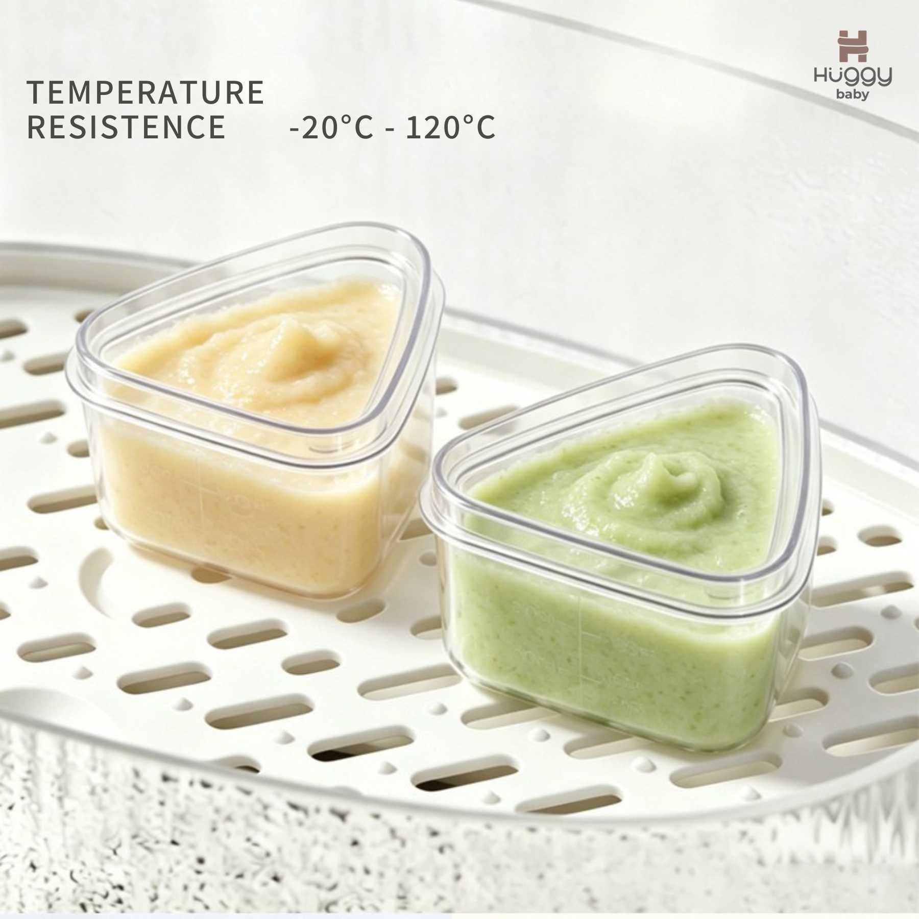 Huggy Baby WM002 Onigiri Baby Food Storage | Wadah Kotak Penyimpanan MPASI - Image 4