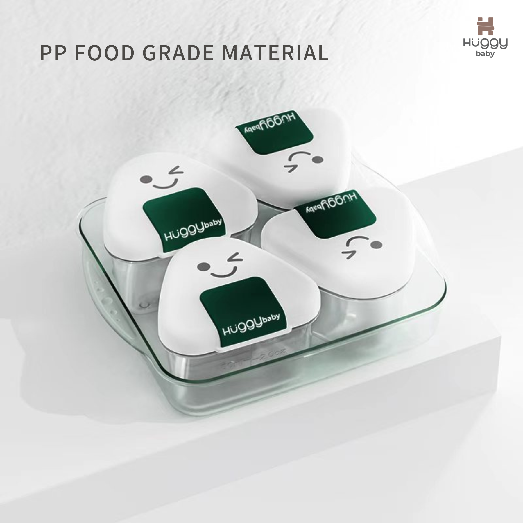 Huggy Baby WM002 Onigiri Baby Food Storage | Wadah Kotak Penyimpanan MPASI - Image 5