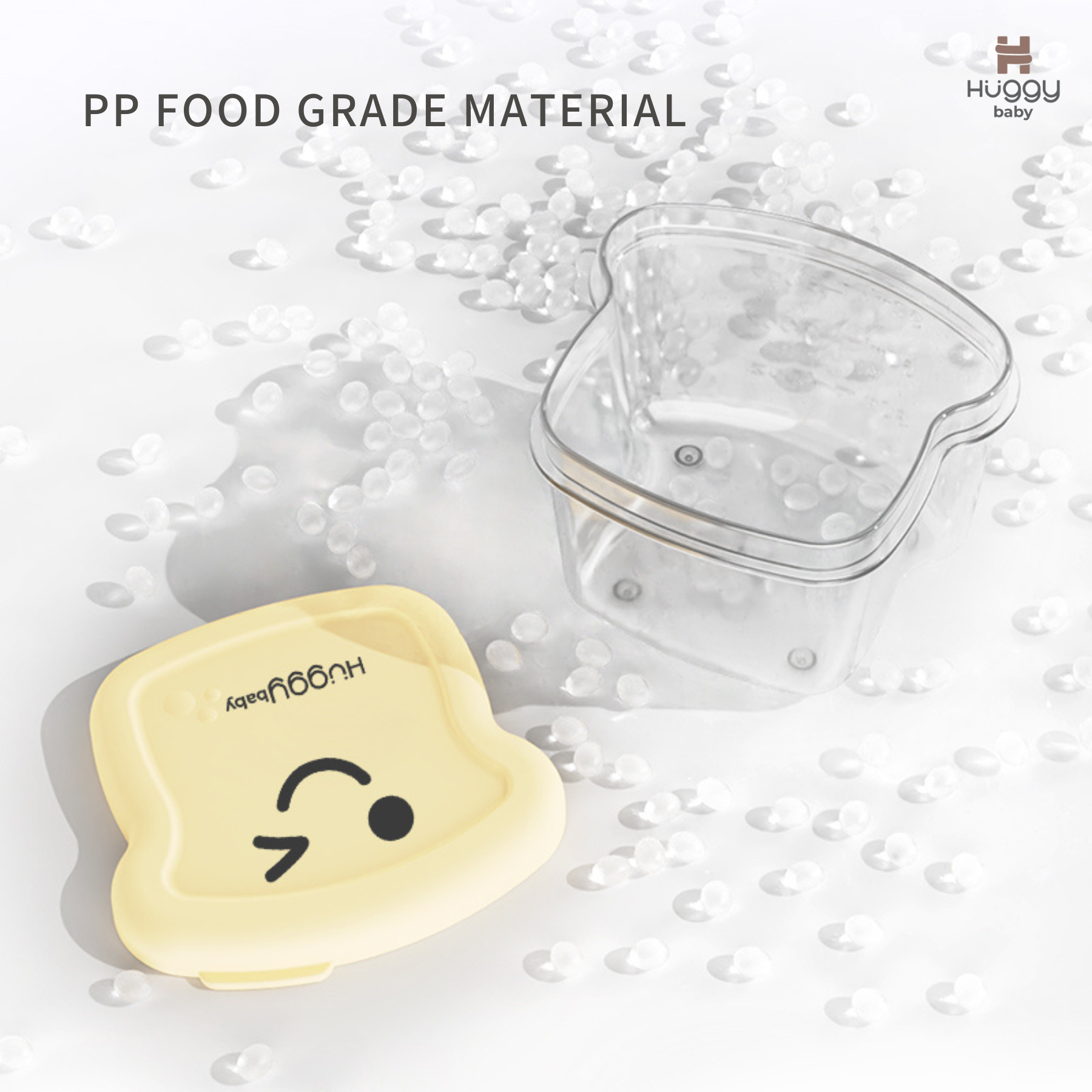 Huggy Baby WM003 Toast Baby Food Storage | Wadah Kotak Penyimpanan MPASI - Image 5