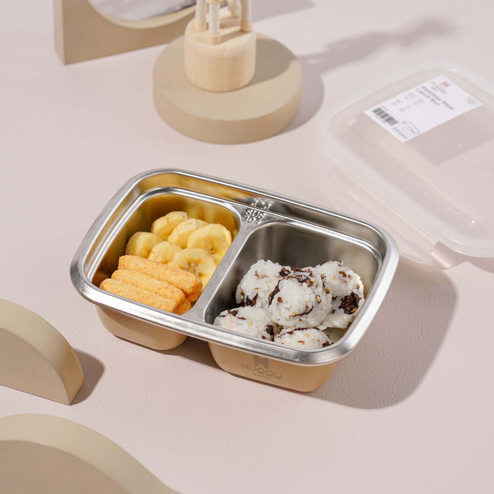Huggy Baby Stainless Steel Lunch Box - Image 5