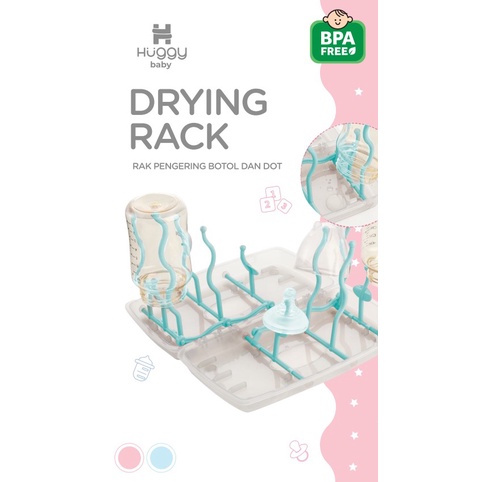 Huggy Baby DR001 Portable Drying Rack | Rak Pengering Botol - Image 4