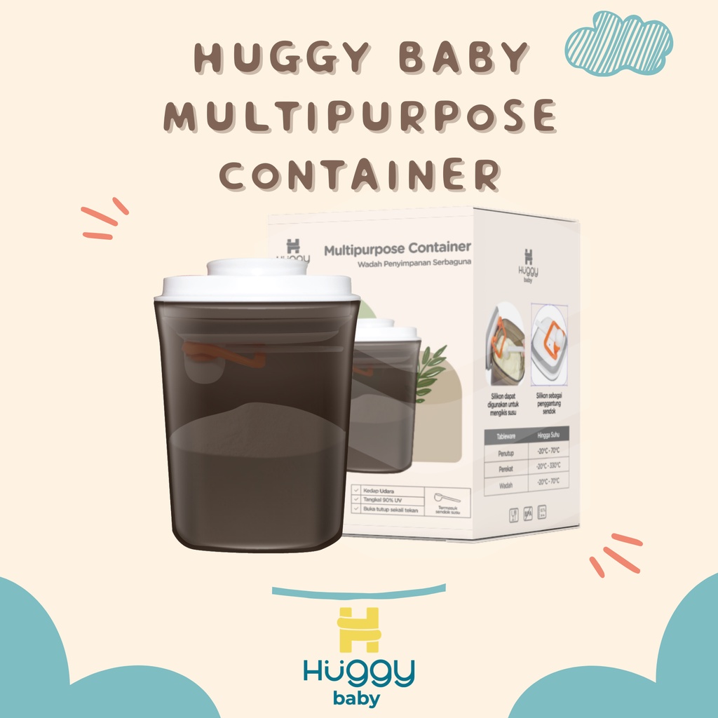 Huggy Baby MS002 Multipurpose Container 700ml | Kotak Susu Wadah Makanan Serbaguna - Image 5