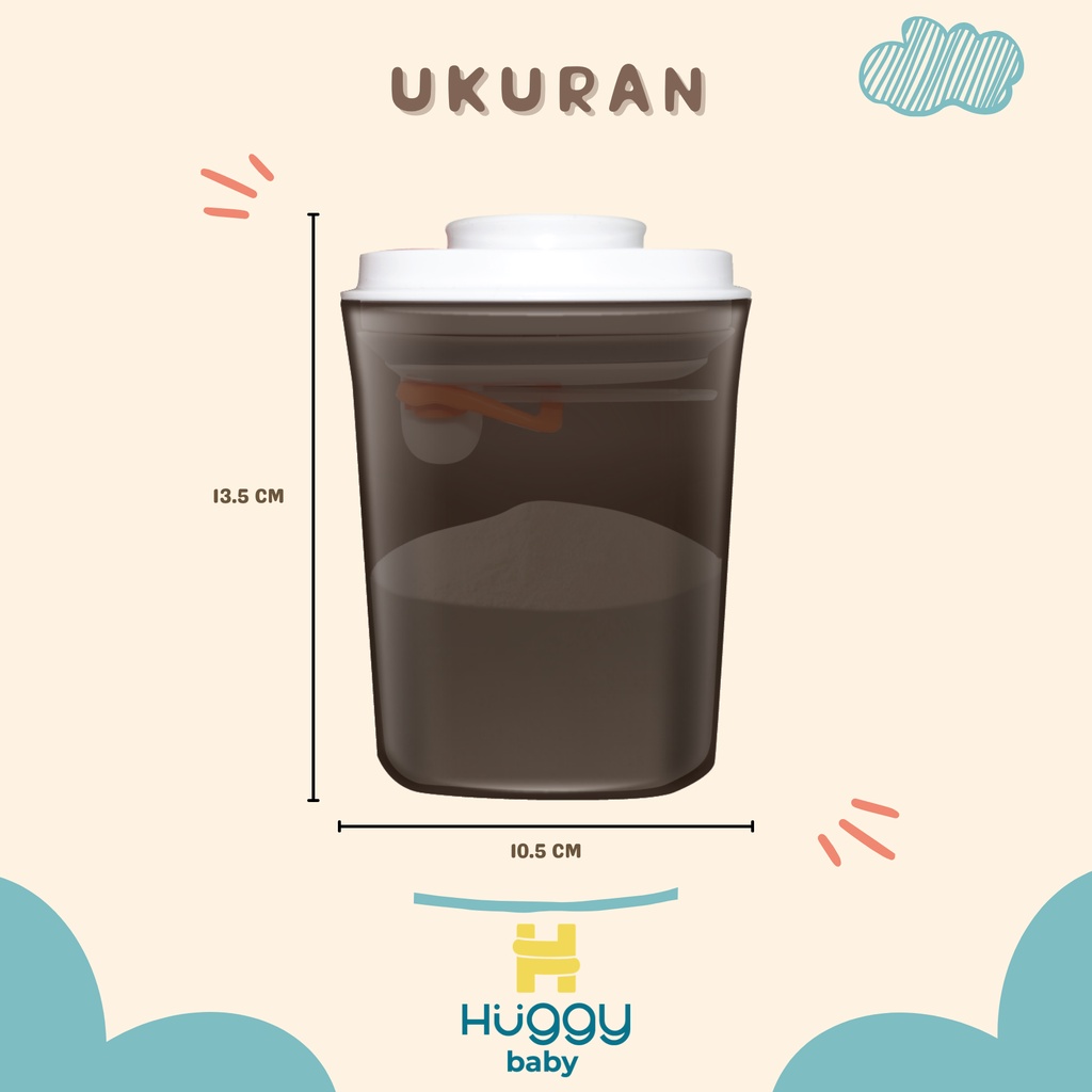 Huggy Baby MS002 Multipurpose Container 700ml | Kotak Susu Wadah Makanan Serbaguna - Image 4