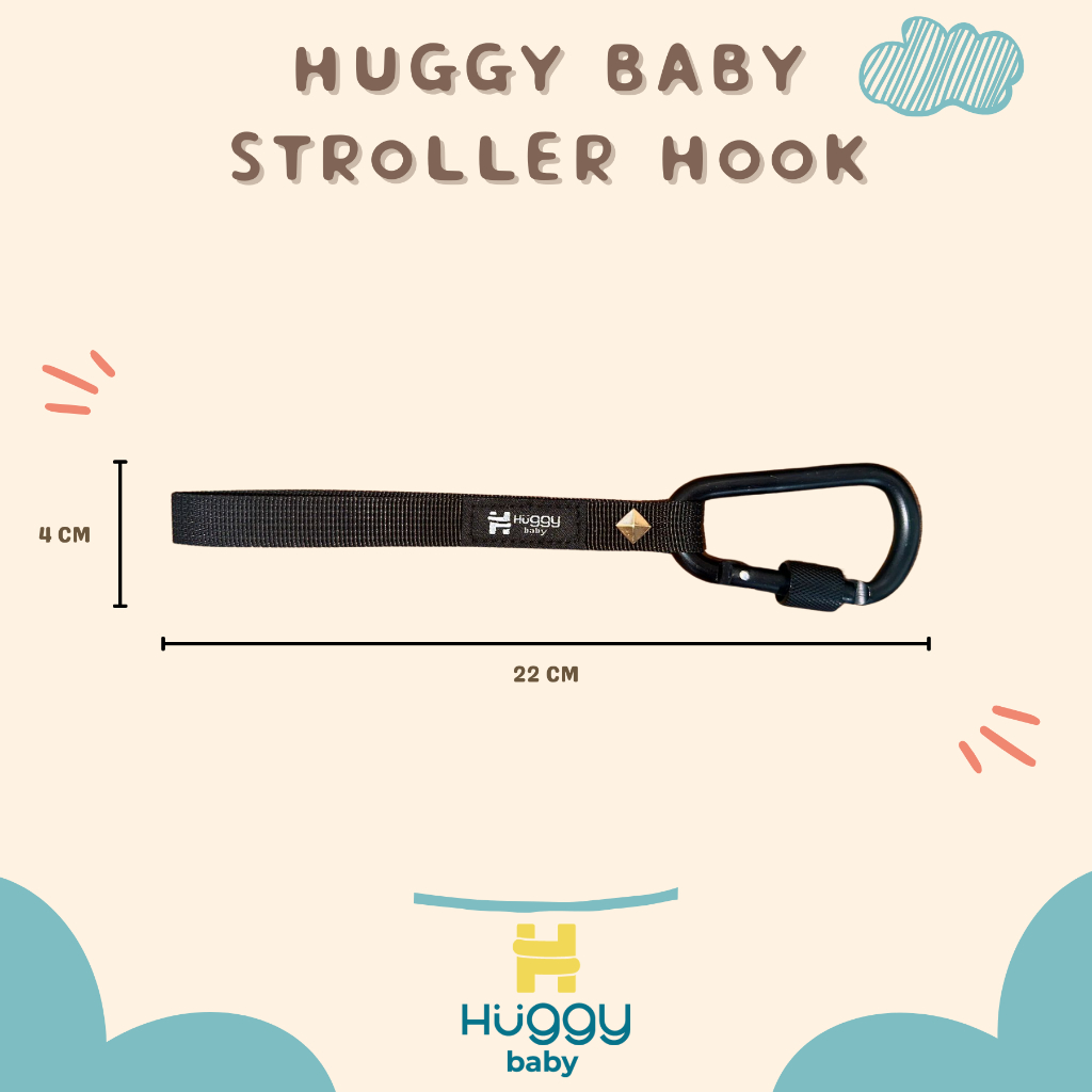 Huggy Baby ACC003 Rope Stroller Hook | Gantungan Stroller Premium - Image 6