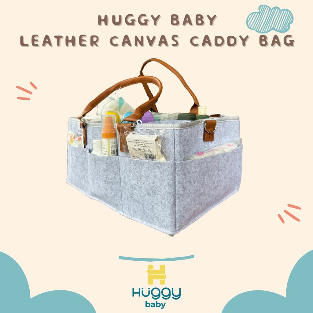Huggy Baby BAG02 Leather Canvas Caddy Bag - Image 2