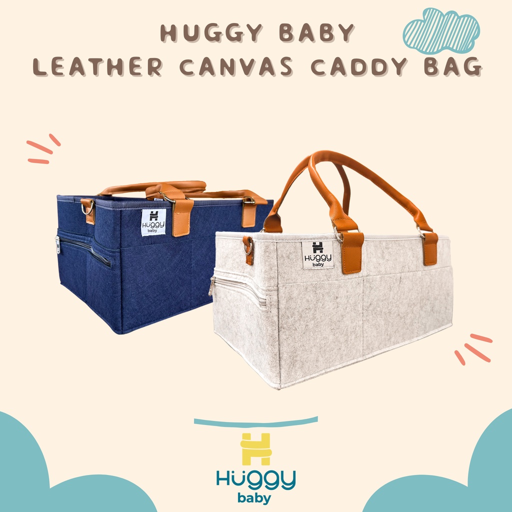 Huggy Baby BAG02 Leather Canvas Caddy Bag - Image 6