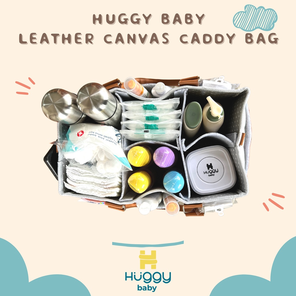 Huggy Baby BAG02 Leather Canvas Caddy Bag - Image 4